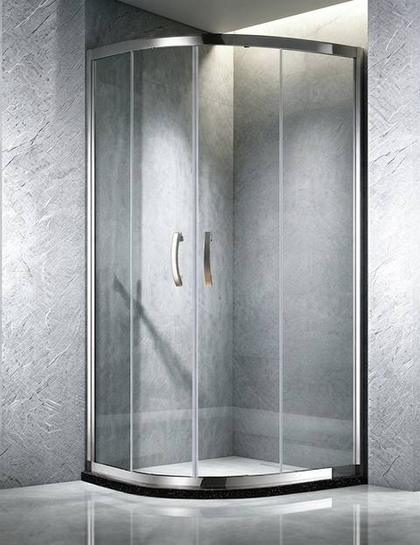 D082 Fixed + sliding, 2 walls shower screen Hong Kong